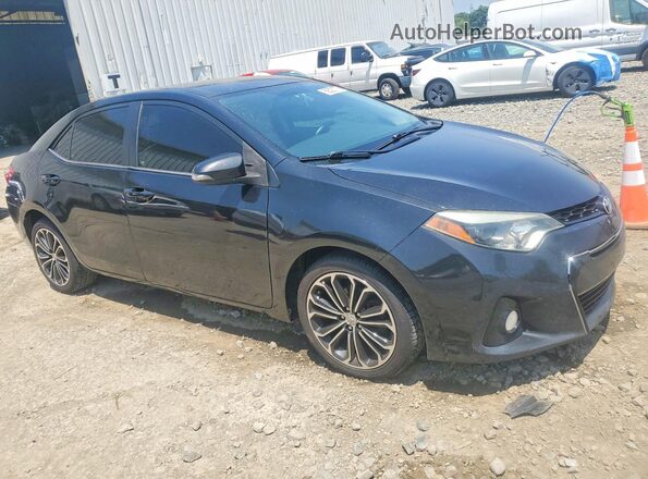 2T1BURHE2GC661871 2016 TOYOTA COROLLA Black Przód prawy