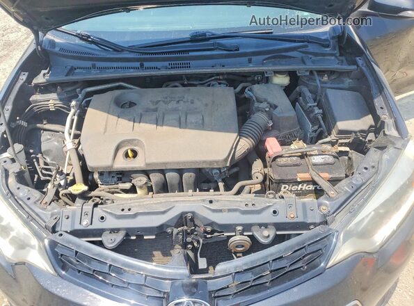 2T1BURHE2GC661871 2016 TOYOTA COROLLA Black Widok wnętrza z tyłu