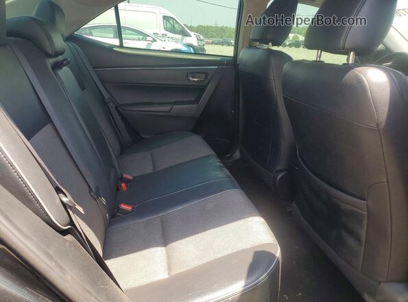 2T1BURHE2GC661871 2016 TOYOTA COROLLA Black Widok tylnych siedzeń