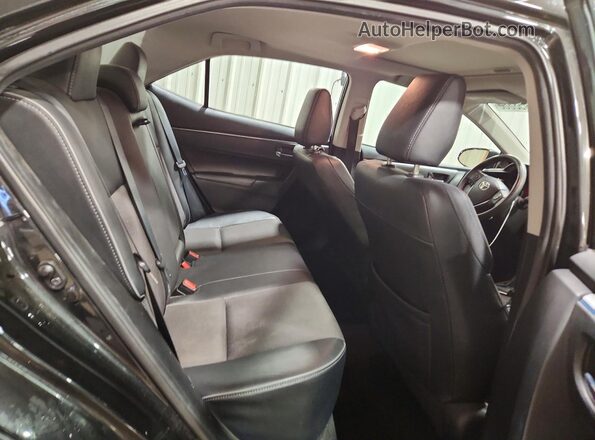 2T1BURHE2GC666424 2016 TOYOTA COROLLA Black Widok tylnych siedzeń