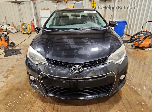 2T1BURHE2GC666424 2016 TOYOTA COROLLA Black Widok z przodu
