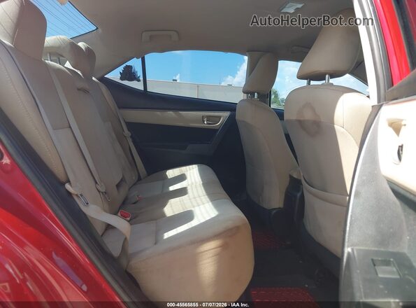2T1BURHE2GC680078 2016 TOYOTA COROLLA Red Vista de la etiqueta del VIN