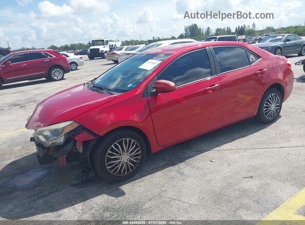 2T1BURHE2GC680078 2016 TOYOTA COROLLA Red Vista tres cuartos delantera izquierda