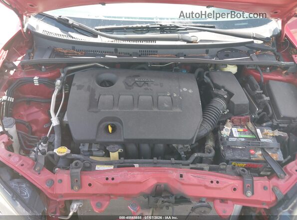 2T1BURHE2GC680078 2016 TOYOTA COROLLA Red Vista trasera