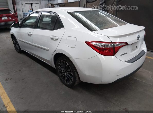 2T1BURHE2GC709207 2016 TOYOTA COROLLA White Задня ліва чверть