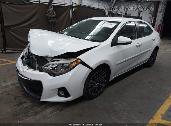2T1BURHE2GC709207 2016 TOYOTA COROLLA White Передня ліва чверть