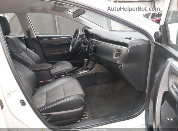 2T1BURHE2GC709207 2016 TOYOTA COROLLA White Вид салону спереду