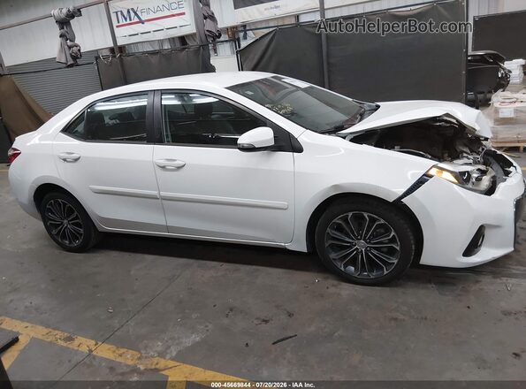 2T1BURHE2GC709207 2016 TOYOTA COROLLA White Вид задньої частини салону