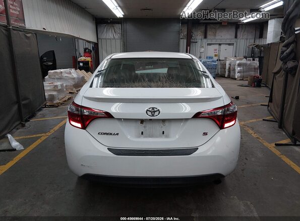 2T1BURHE2GC709207 2016 TOYOTA COROLLA White 