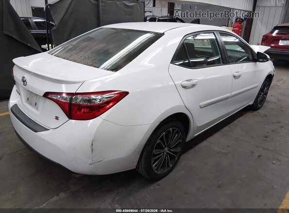 2T1BURHE2GC709207 2016 TOYOTA COROLLA White Задня права чверть