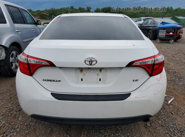 2T1BURHE2GC727853 2016 TOYOTA COROLLA Белый Вид сзади
