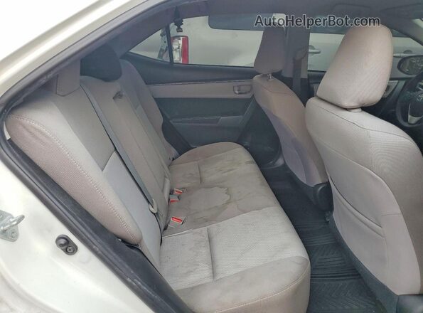 2T1BURHE2GC727853 2016 TOYOTA COROLLA Белый Вид задних сидений