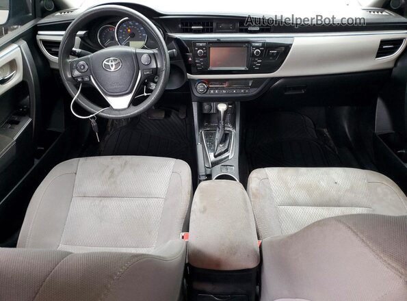2T1BURHE2GC727853 2016 TOYOTA COROLLA Белый Вид панели приборов