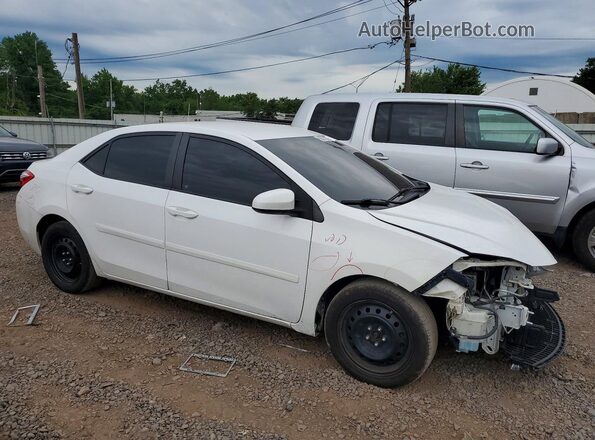 2T1BURHE2GC727853 2016 TOYOTA COROLLA Белый Передняя правая четверть