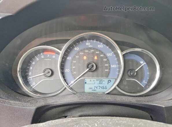 2T1BURHE2GC727853 2016 TOYOTA COROLLA Белый Вид щитка приборов