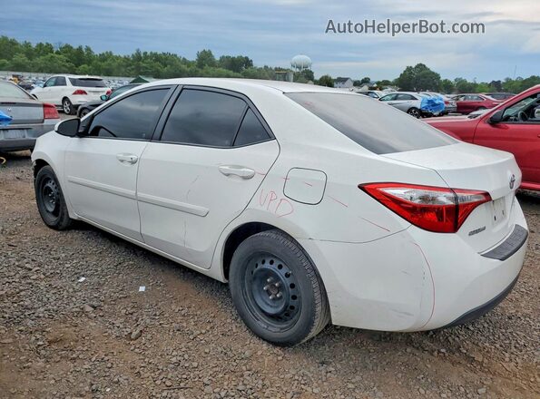 2T1BURHE2GC727853 2016 TOYOTA COROLLA Белый Задняя левая четверть