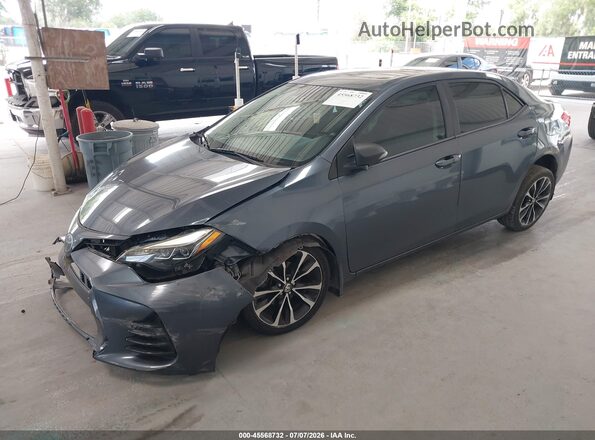 2T1BURHE2HC752284 2017 TOYOTA COROLLA Blue Առջևի ձախ երեք քառորդ տեսարան