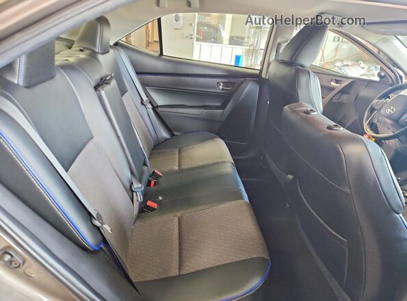 2T1BURHE2HC783518 2017 TOYOTA COROLLA Gray Rear seats view