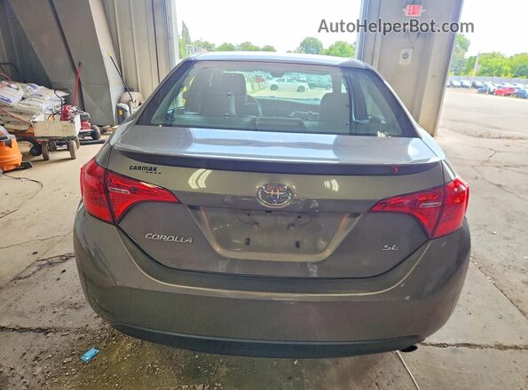 2T1BURHE2HC783518 2017 TOYOTA COROLLA Gray Rear view