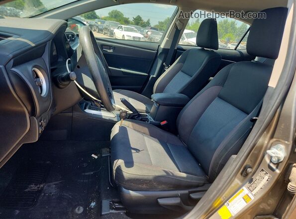 2T1BURHE2HC785785 2017 TOYOTA COROLLA Gray წინა სალონის ხედი