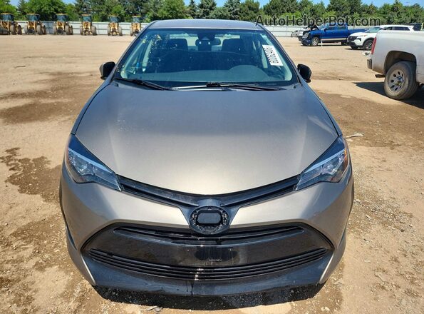 2T1BURHE2HC785785 2017 TOYOTA COROLLA Gray წინა ხედი