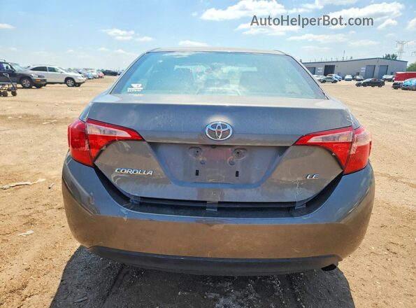 2T1BURHE2HC785785 2017 TOYOTA COROLLA Gray უკანა ხედი