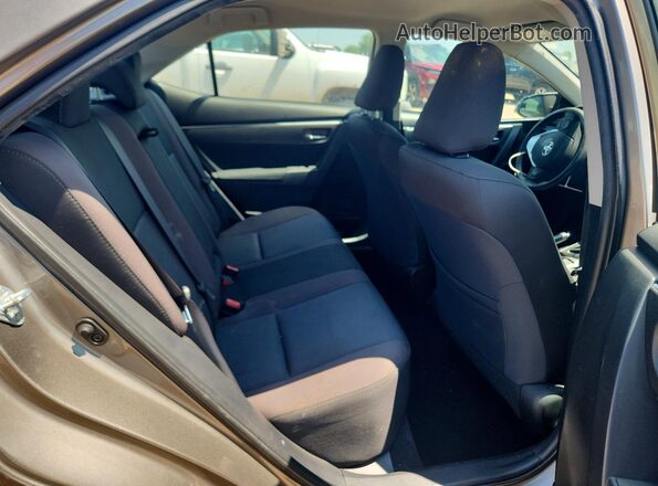 2T1BURHE2HC785785 2017 TOYOTA COROLLA Gray უკანა სავარძლების ხედი