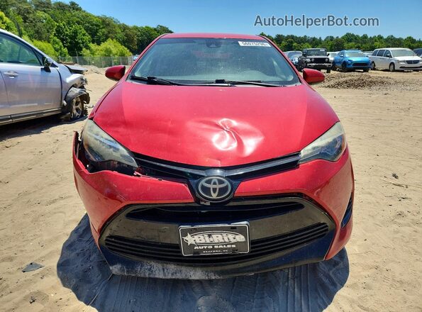 2T1BURHE2HC790856 2017 TOYOTA COROLLA Red Vista frontal