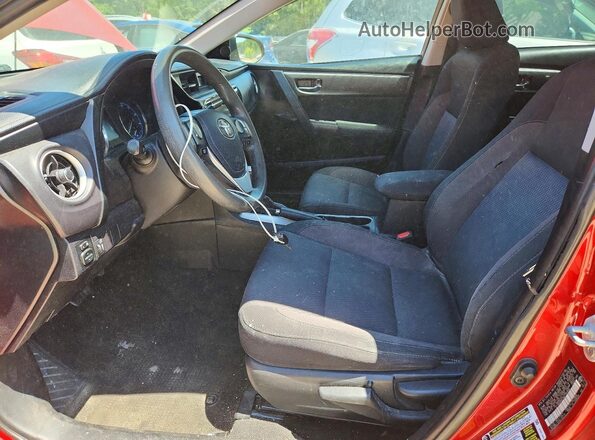 2T1BURHE2HC790856 2017 TOYOTA COROLLA Red Vista interior delantera