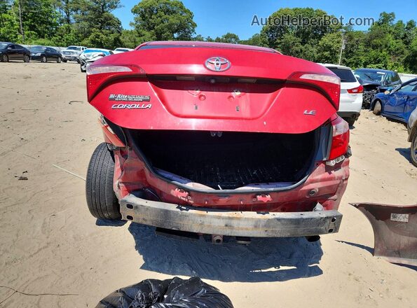 2T1BURHE2HC790856 2017 TOYOTA COROLLA Red Vista trasera