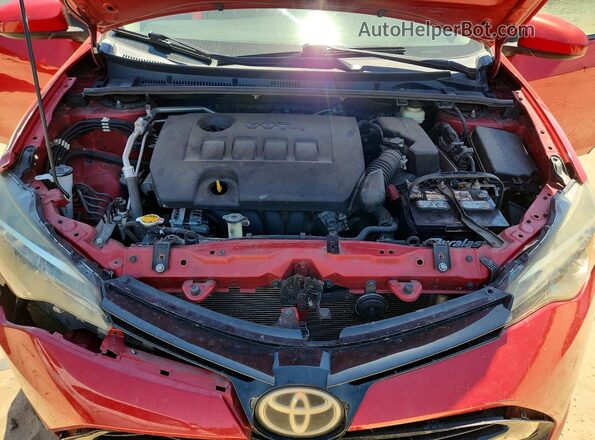 2T1BURHE2HC790856 2017 TOYOTA COROLLA Red Vista interior trasera