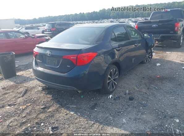 2T1BURHE2HC801645 2017 TOYOTA COROLLA Blue Հետևի աջ