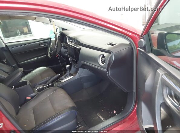 2T1BURHE2HC807171 2017 TOYOTA COROLLA Red წინა სალონის ხედი