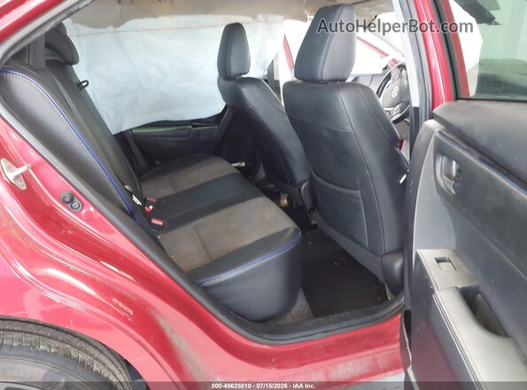 2T1BURHE2HC807171 2017 TOYOTA COROLLA Red VIN კოდის სტიკერის ხედი