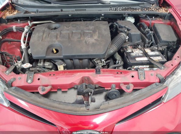 2T1BURHE2HC807171 2017 TOYOTA COROLLA Red უკანა ხედი