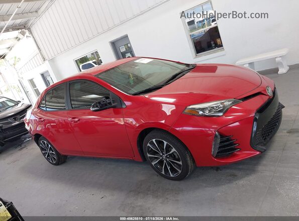 2T1BURHE2HC807171 2017 TOYOTA COROLLA Red უკანა სალონის ხედი