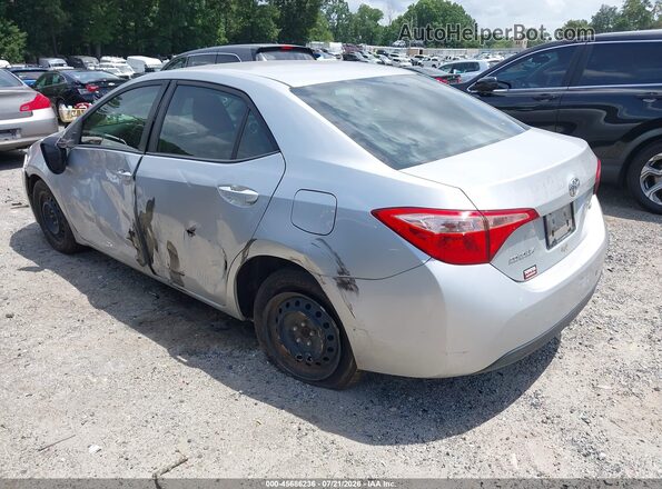 2T1BURHE2HC826786 2017 TOYOTA COROLLA Серебряный Задняя левая четверть