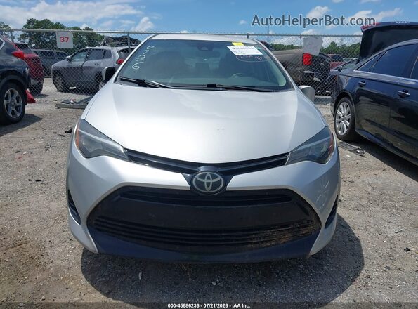 2T1BURHE2HC826786 2017 TOYOTA COROLLA Серебряный Вид щитка приборов