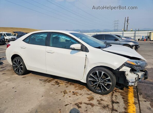 2T1BURHE2HC846293 2017 TOYOTA COROLLA Белый Передняя правая четверть