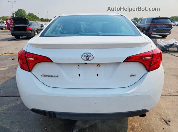 2T1BURHE2HC846293 2017 TOYOTA COROLLA Белый Вид сзади