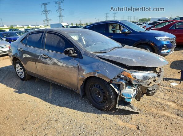 2T1BURHE2HC874076 2017 TOYOTA COROLLA Gray Przód prawy