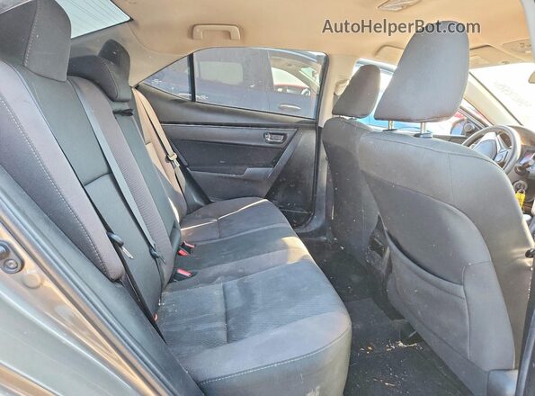 2T1BURHE2HC874076 2017 TOYOTA COROLLA Gray Widok tylnych siedzeń