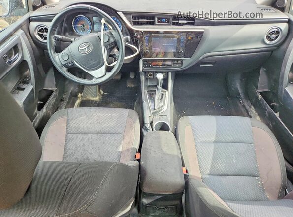 2T1BURHE2HC888561 2017 TOYOTA COROLLA Gray Вид панелі приладів