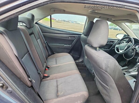 2T1BURHE2HC888561 2017 TOYOTA COROLLA Gray Вид задніх сидінь