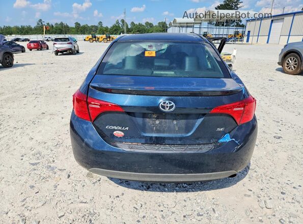 2T1BURHE2HC913569 2017 TOYOTA COROLLA Blue Հետևի տեսք