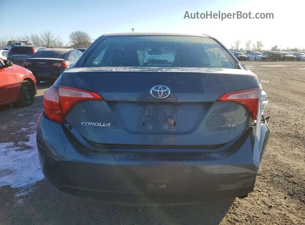 2T1BURHE2JC002745 2018 TOYOTA COROLLA Teal უკანა ხედი