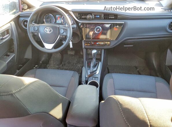 2T1BURHE2JC002745 2018 TOYOTA COROLLA Teal წინა პანელის ხედი