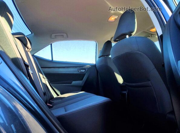 2T1BURHE2JC002745 2018 TOYOTA COROLLA Teal უკანა სავარძლების ხედი