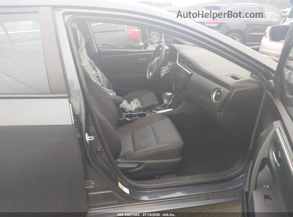 2T1BURHE2JC037883 2018 TOYOTA COROLLA Gray Widok wnętrza z przodu