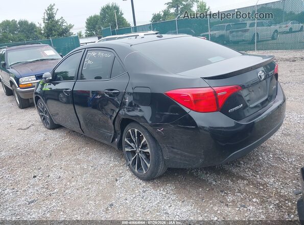 2T1BURHE2JC039245 2018 TOYOTA COROLLA Черный Задняя левая четверть